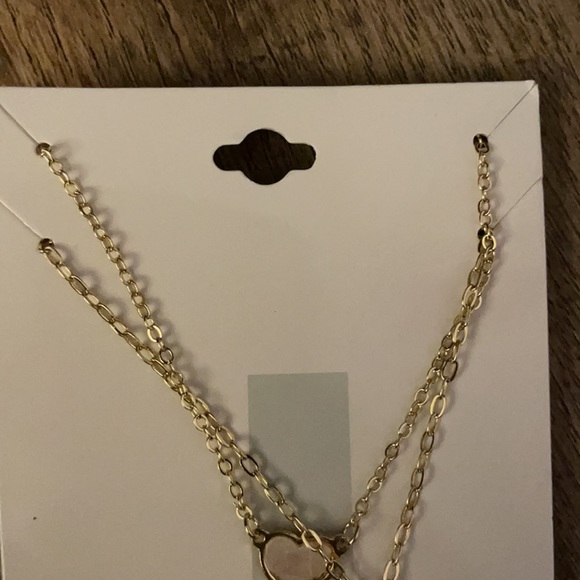 NWT Unique Designs 2 Gold Heart Necklaces: J - Picture 8 of 12